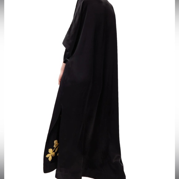 Ganni Printed Satin Midi Dress - Picture 3 of 7